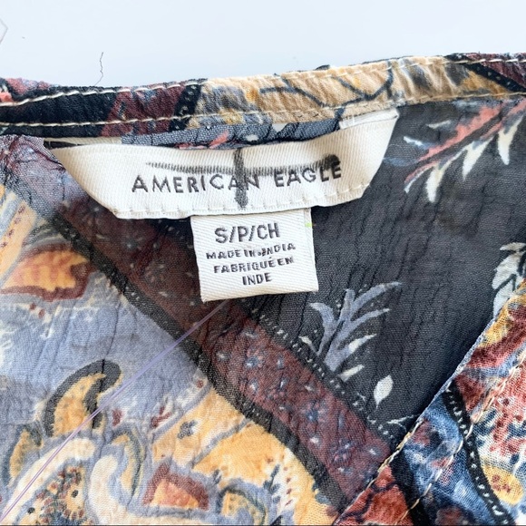 🌸New🌸 American Eagle Long Sleeve Top Size Small - Picture 6 of 11